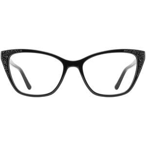 NEW Cinzia Black rhinestone Cat eye Ophthalmic 5149 Eyeglasses